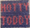 #131 Hotty Toddy 1 Inch Square