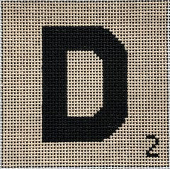 Scrabble Tile D